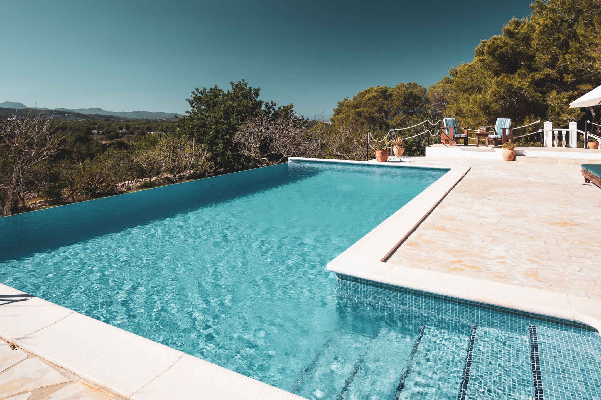 Villas con piscina privada en Ibiza